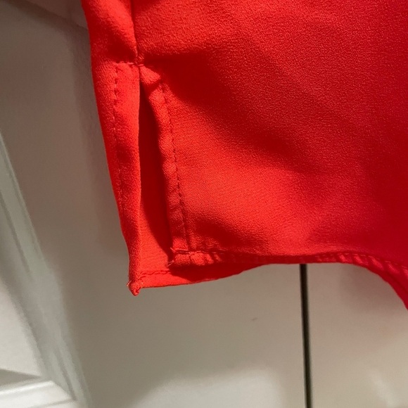 DR2 Red Ruched Tank Top - Picture 8 of 14